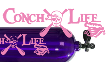 Brite Line Skull and Oars Pink
